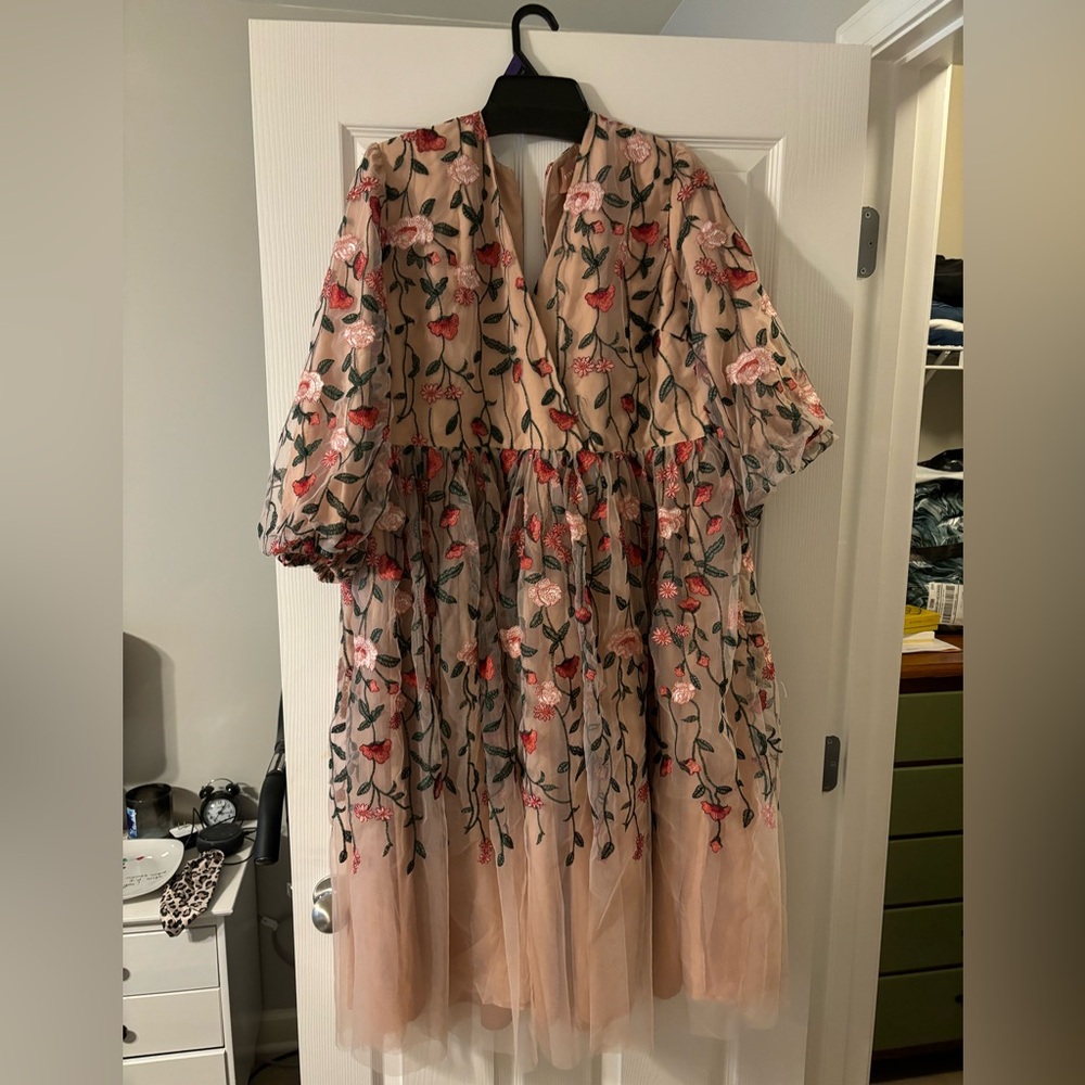 Jesskae Holly Dress - rose 1xl